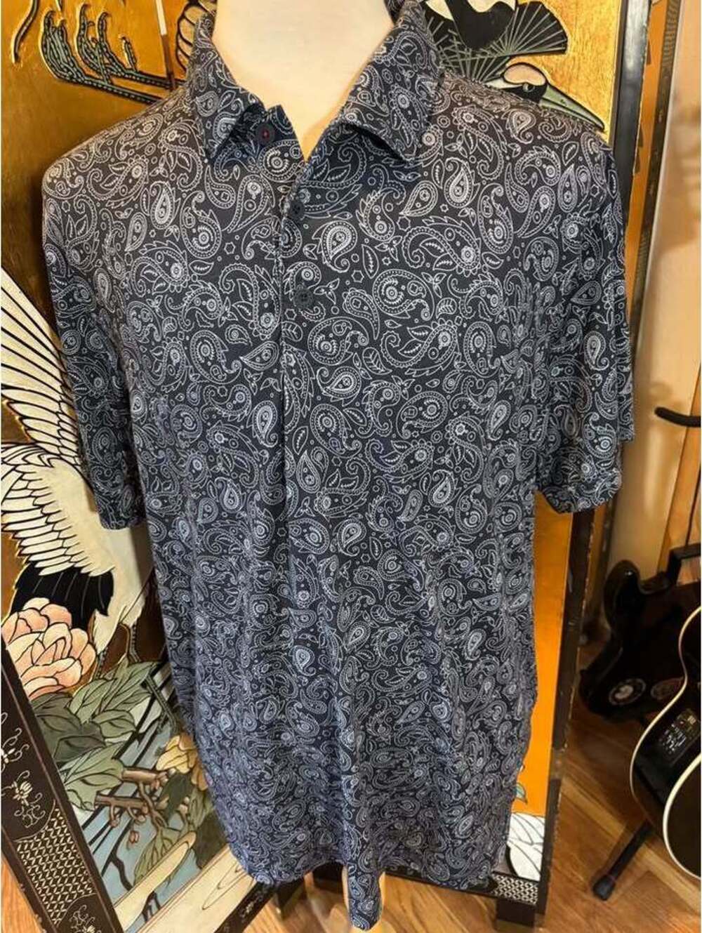 Puma Volition America Paisley Golf Polo Large